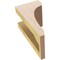 Ekena Millwork 4"W x 4"D x 8"H Wide Legacy Rough Cedar Woodgrain TimberThane Corbel, Primed Tan CORUR04X04X08LGYRCPR - alternate 2